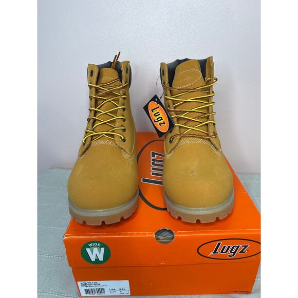 Lugz Men\'s Convoy 6 Inch Boot Golden Wheat Bark Tan Gum Size 8 W MCNWK main image 12